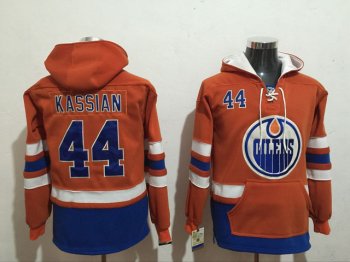 Edmonton Oilers #44 Zack Kassian Orange Hoodie