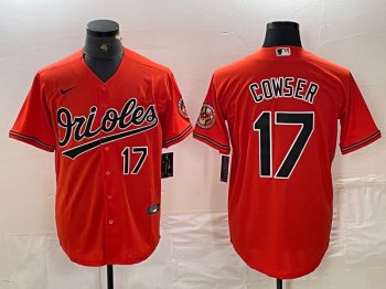 Baltimore Orioles #17 Colton Cowser Orange Limited Jersey