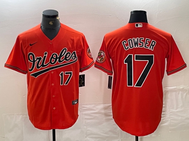 Baltimore Orioles #17 Colton Cowser Orange Limited Jersey - Click Image to Close