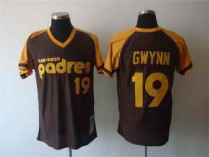 San Diego Padres #19 Tony Gwynn 1978 Throwback Brown Jersey