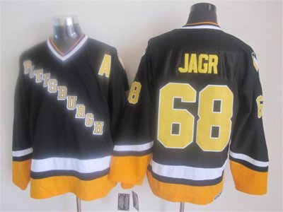 Pittsburgh Penguins #68 Jaromir Jagr 1996 CCM Vintage Black Jersey
