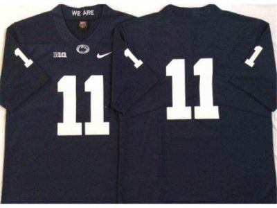 NCAA Penn State Nittany Lions #11 Navy College Football Jersey