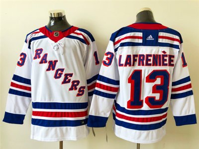 New York Rangers #13 Alexis Lafreniere White Jersey