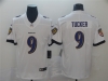 Baltimore Ravens #9 Justin Tucker White Vapor Limited Jersey