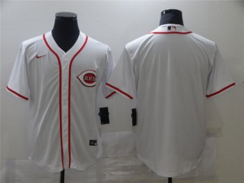 Cincinnati Reds Blank White Cool Base Team Jersey