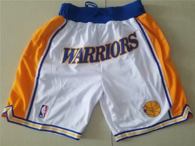 Golden State Warriors Just Don Warriors Gold Basketball Shorts