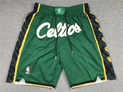 Boston Celtics Celtics Green City Edition Basketball Shorts