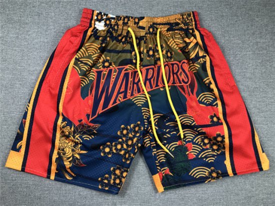 Golden State Warriors Year Of the Rabbit Warriors Navy Basketball Shorts