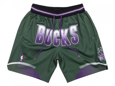 Milwaukee Bucks Just Don Bucks Green Basketball Shorts