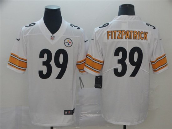 Pittsburgh Steelers #39 Minkah Fitzpatrick White Vapor Limited Jersey