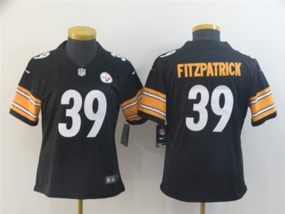 Women's Pittsburgh Steelers #39 Minkah Fitzpatrick Black Vapor Limited Jersey