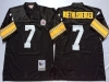 Pittsburgh Steelers #7 Ben Roethlisberger Throwback Black Jersey