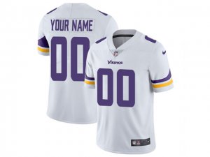 Minnesota Vikings #00 White White Vapor Limited Custom Jersey