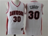 Davidson Wildcats #30 Steph Curry White College Basketball Jersey