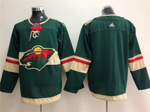 Minnesota Wild Blank Green Team Jersey