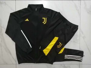 Club Juventus 2023/24 Black Long Zipper Training Suit
