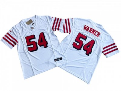 San Francisco 49ers #54 Fred Warner White Alternate Vapor F.U.S.E. Limited Jersey