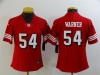 Women's San Francisco 49ers #54 Fred Warner Red Alternate Vapor Limited Jersey
