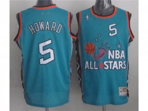 1996 NBA All-Star Game Eastern Conference #5 Juwan Howard Teal Hardwood Classic Jersey