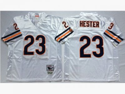 Chicago Bears #23 Devin Hester Throwback White Jersey