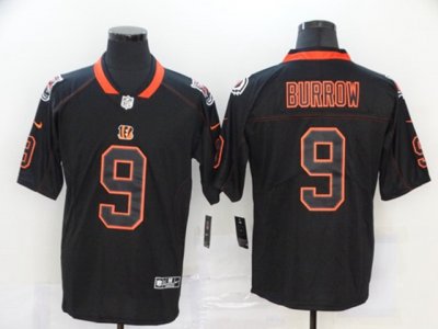 Cincinnati Bengals #9 Joe Burrow Black Shadow Vapor Limited Jersey