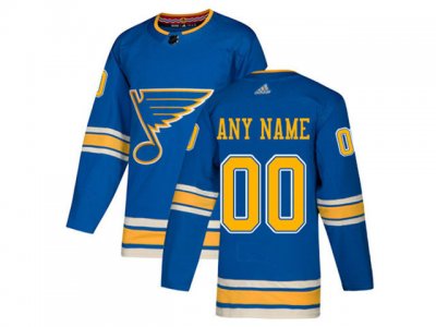 St. Louis Blues #00 Alternate Blue Custom Jersey