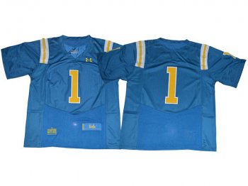 NCAA UCLA Bruins #1 Blue College Football Jerseyy