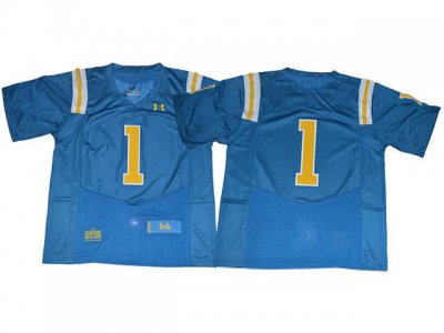 NCAA UCLA Bruins #1 Blue College Football Jerseyy