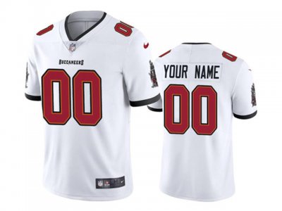 Tampa Bay Buccaneers #00 White Vapor Limited Custom Jersey