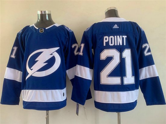 Tampa Bay Lightning #21 Brayden Point Blue Jersey