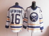 Buffalo Sabres #16 Pat LaFontaine CCM Vintage White Jersey
