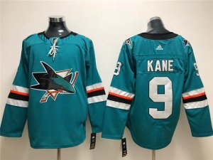 San Jose Sharks #9 Evander Kane Teal Jersey