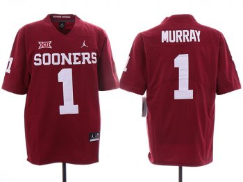 NCAA Oklahoma Sooners #1 Kyler Murray Red College Football Jersey