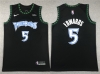 Minnesota Timberwolves #5 Anthony Edwards Black Classic Swingman Jersey