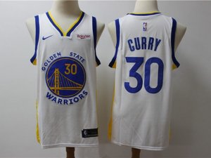 Golden State Warriors #30 Stephen Curry 2019-20 White Swingman Jersey