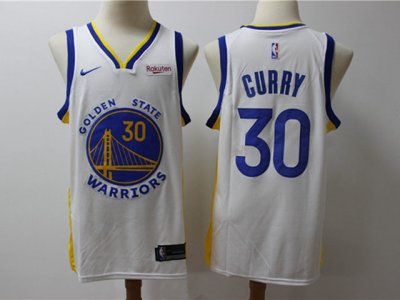 Golden State Warriors #30 Stephen Curry 2019-20 White Swingman Jersey