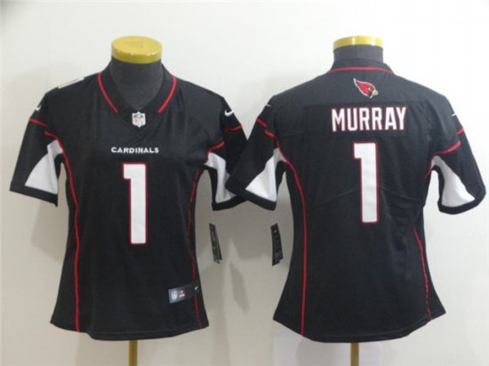 Women's Arizona Cardinals #1 Kyler Murray Black Vapor Limited Jersey