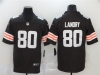 Cleveland Browns #80 Jarvis Landry Brown Vapor Limited Jersey
