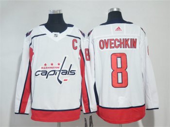 Washington Capitals #8 Alexander Ovechkin White Jersey