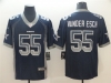 Dallas Cowboys #55 Leighton Vander Esch Navy Drift Fashion Limited Jersey