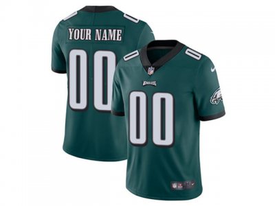 Philadelphia Eagles #00 Green Vapor Limited Custom Jersey