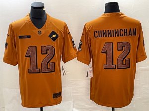 Philadelphia Eagles #12 Randall Cunningham 2023 Brown Salute To Service Limited Jersey