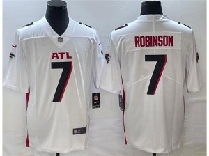 Atlanta Falcons #7 Bijan Robinson White Vapor Limited Jersey