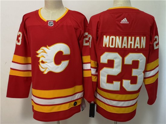 Calgary Flames #23 Sean Monahan Alternate Red Jersey