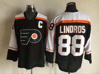 Philadelphia Flyers #88 Eric Lindros CCM Vintage Black Jersey