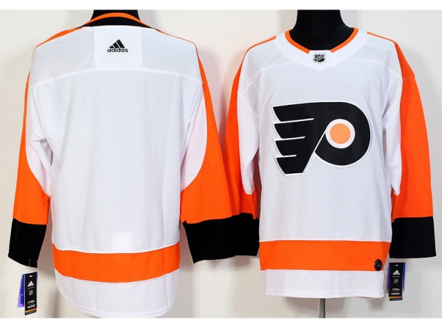 Philadelphia Flyers Blank White Team Jersey - Click Image to Close