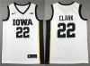 NCAA Iowa Hawkeyes #22 Caitlin Clark White College Basketball Jersey