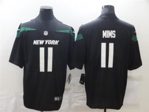 New York Jets #11 Denzel Mims Black Vapor Limited Jersey