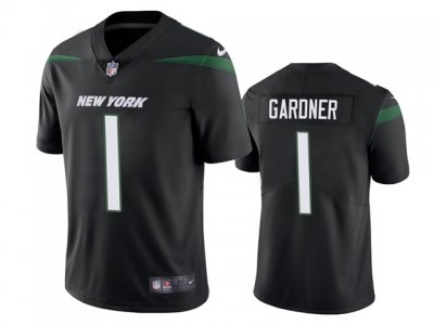 Youth New York Jets #1 Sauce Gardner Black Vapor Limited Jersey