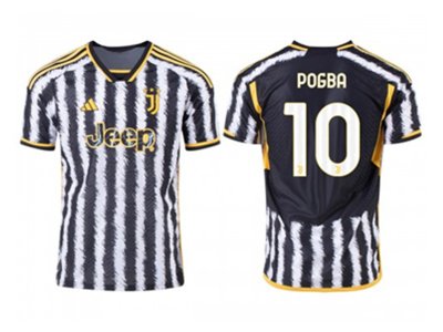 Club Juventus #10 POGBA Home 2023/24 Soccer Jersey